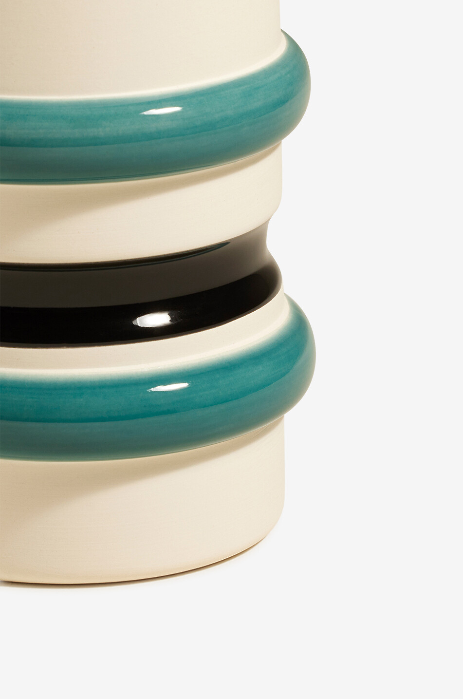MAISON SARAH LAVOINE Vase en céramique Aquarius - H23 Maison BLEU 3