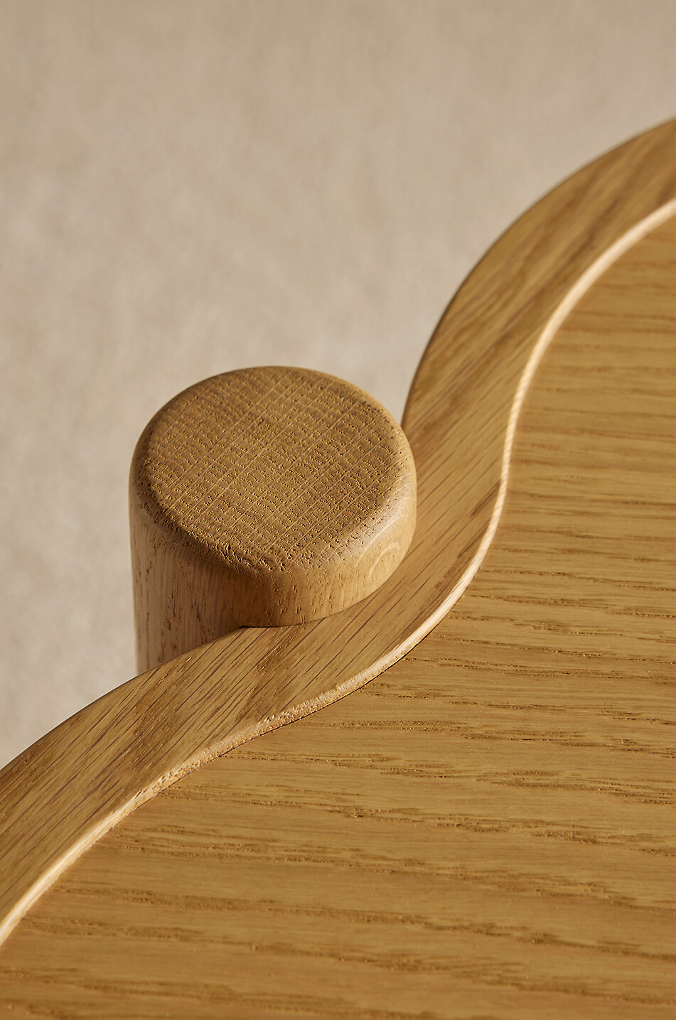 MAISON SARAH LAVOINE Agapé oak nesting table - Small model Home BROWN 3