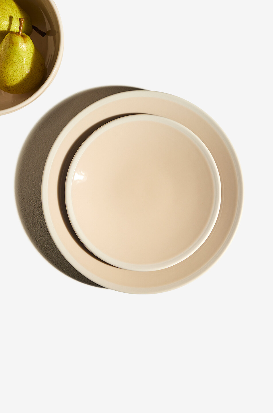 MAISON SARAH LAVOINE Assiette à dessert en grès Sicilia Maison BLANC 3