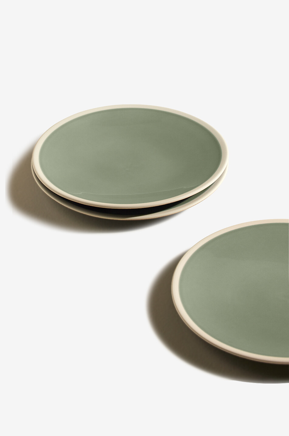 MAISON SARAH LAVOINE Flacher Teller aus Steingut Sicilia Haus GRÜN 3