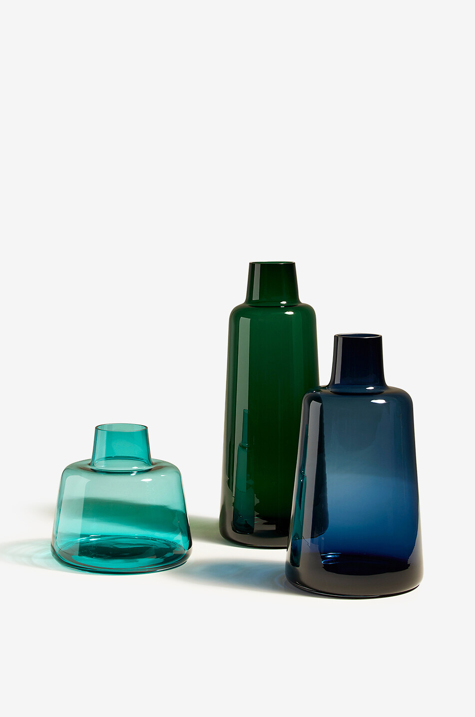 MAISON SARAH LAVOINE Vase en verre Pure - Grand Modèle Maison VERT FONCÉ 3
