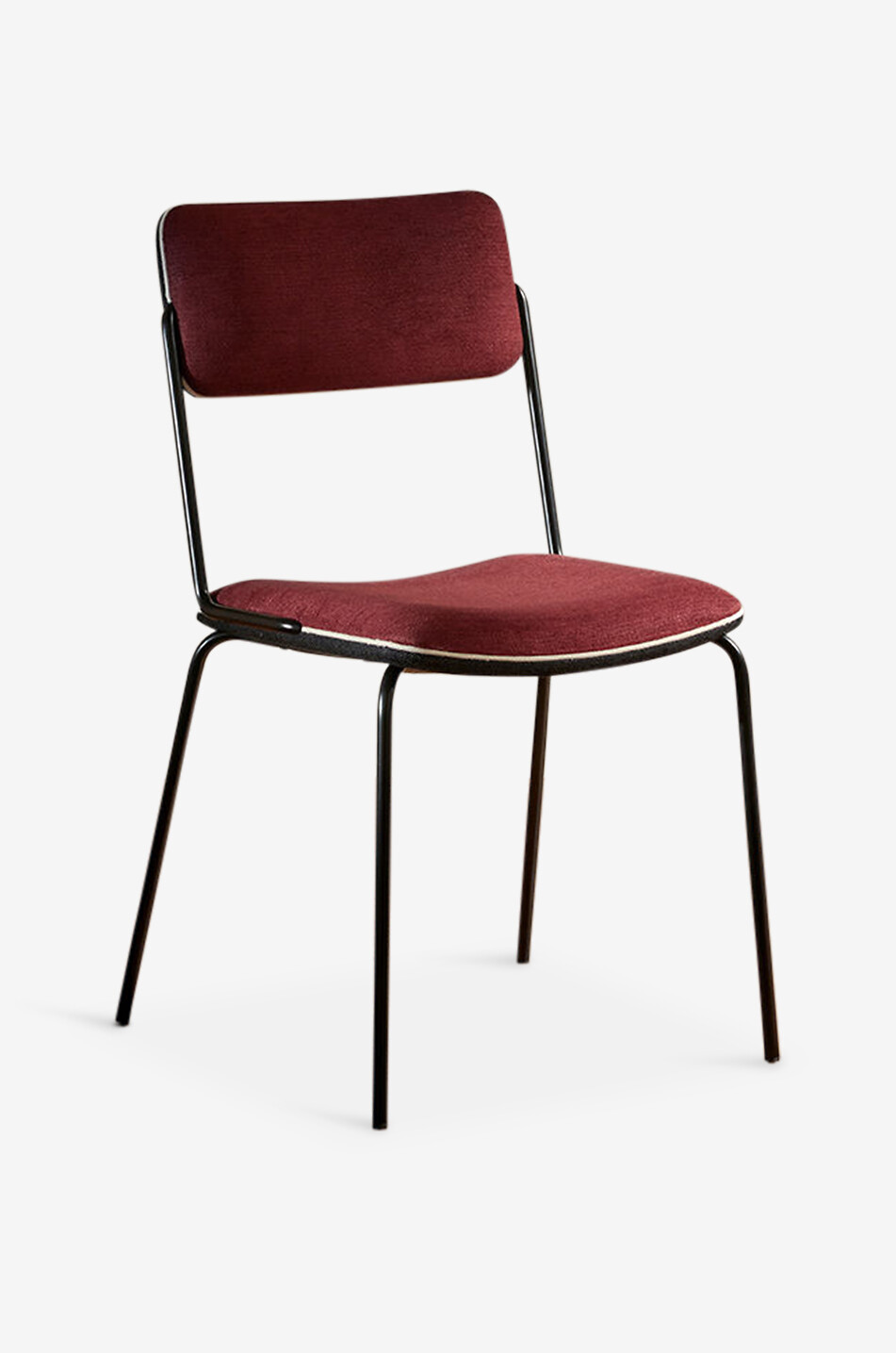 Chaise en métal et tissu Double Jeu