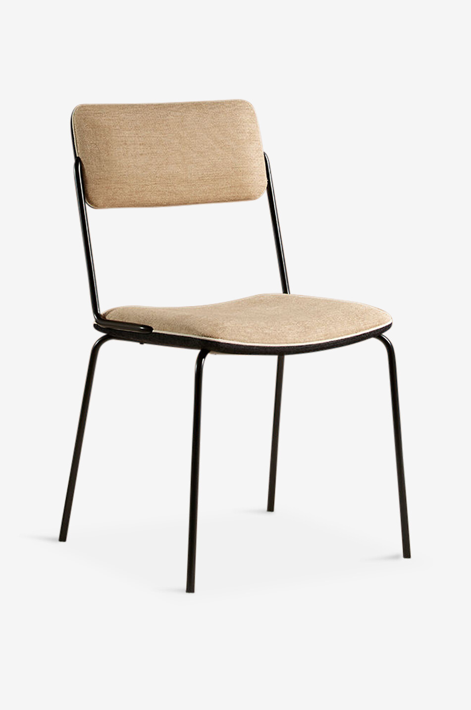 Chaise en métal et tissu Double Jeu