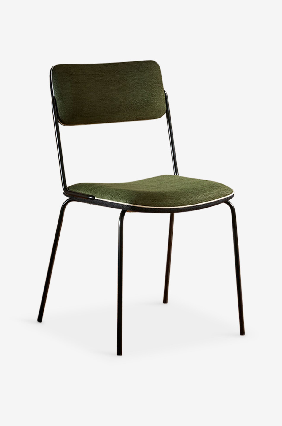 Chaise en métal et tissu Double Jeu