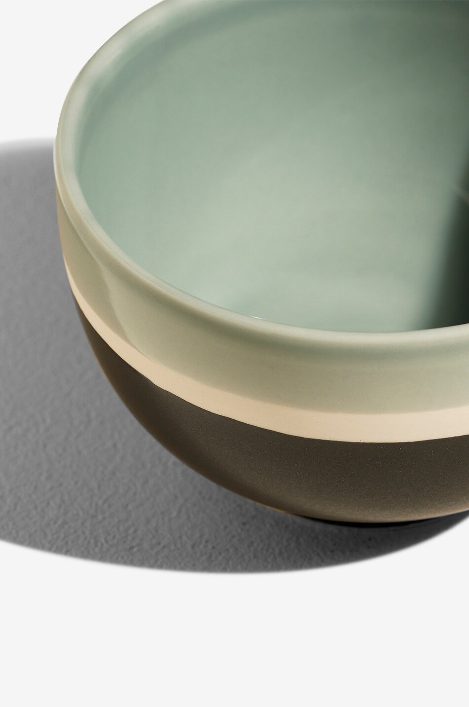 MAISON SARAH LAVOINE Bol rayé en grès Sicilia Maison VERT 4