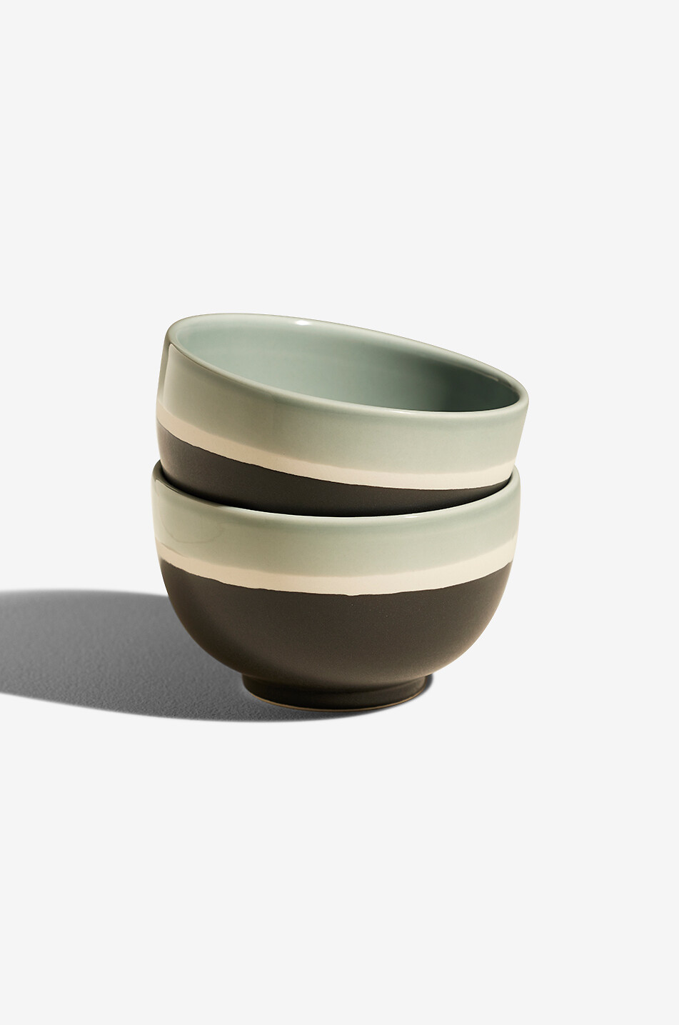 MAISON SARAH LAVOINE Bol rayé en grès Sicilia Maison VERT 3