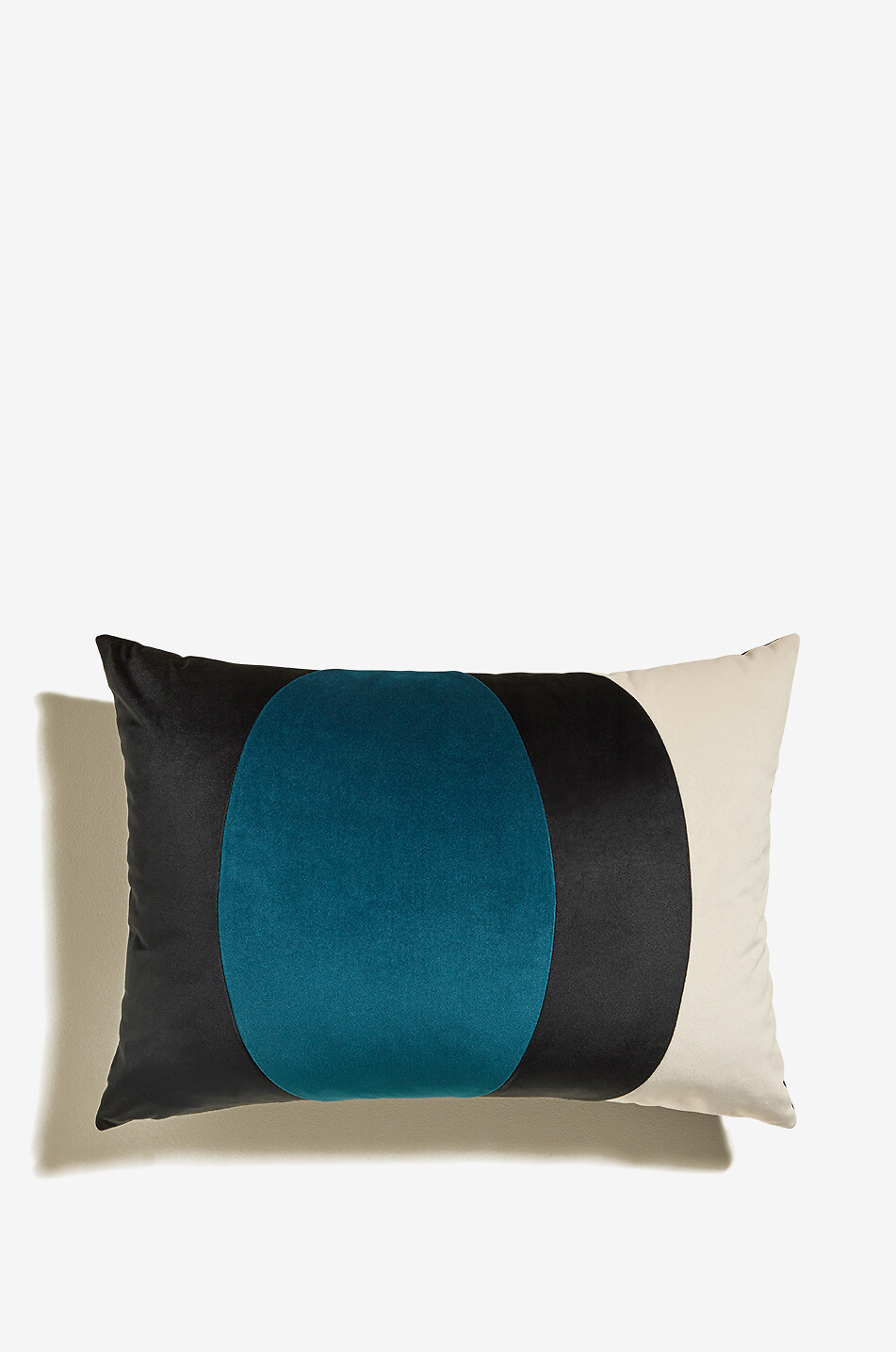 Rechteckiges Samtkissen Lune - Grosses Modell