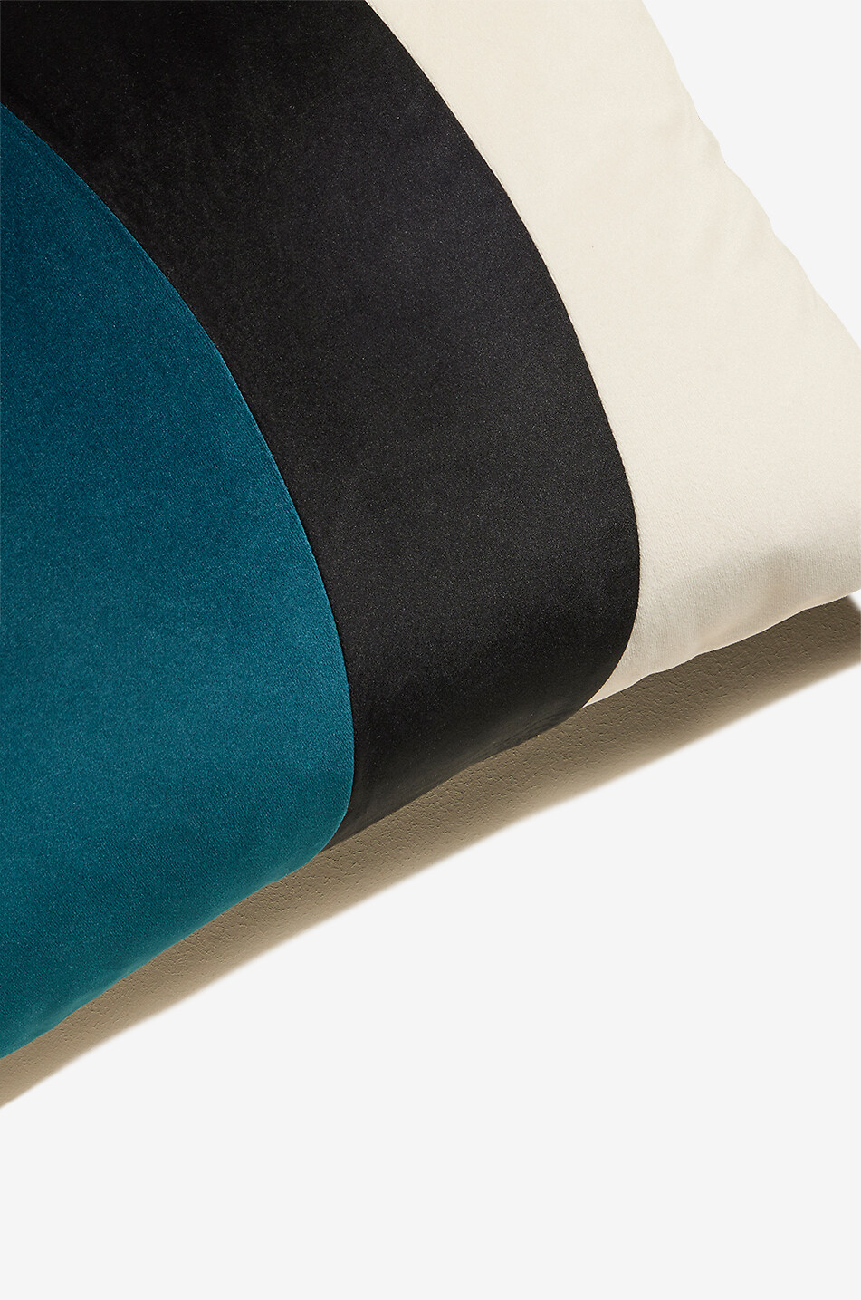 MAISON SARAH LAVOINE Rechteckiges Samtkissen Lune - Grosses Modell Haus BLAU 3