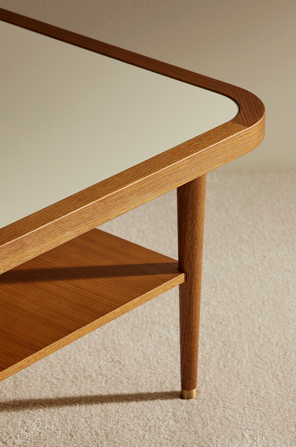 MAISON SARAH LAVOINE Table bas en bois de chêne Puzzle - Petit Modèle Maison BLANC 2