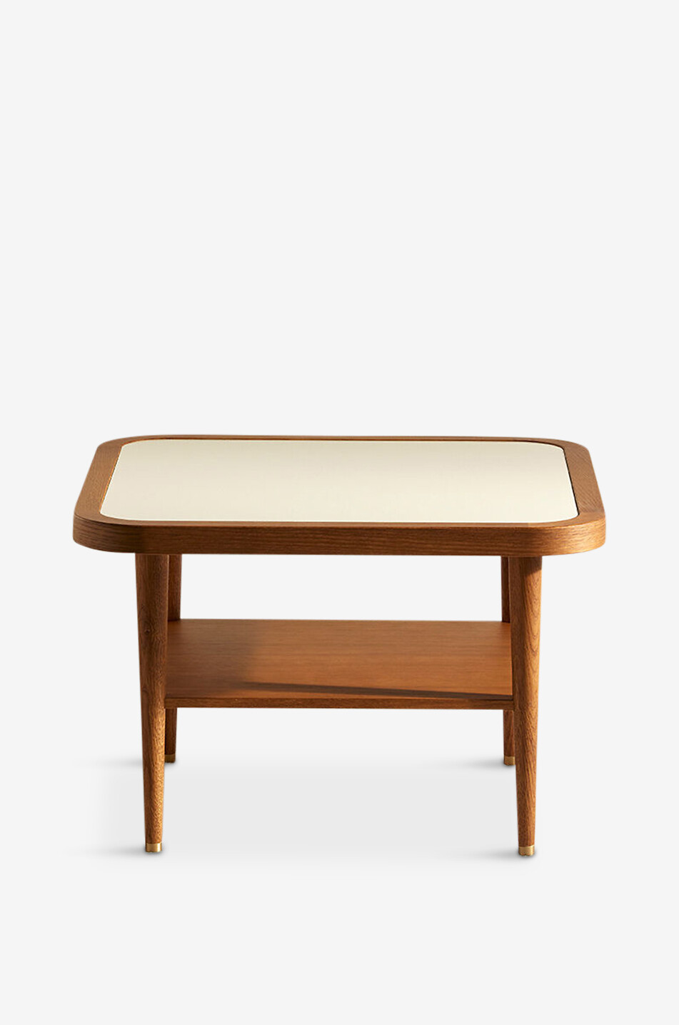MAISON SARAH LAVOINE Table bas en bois de chêne Puzzle - Petit Modèle Maison BLANC 1
