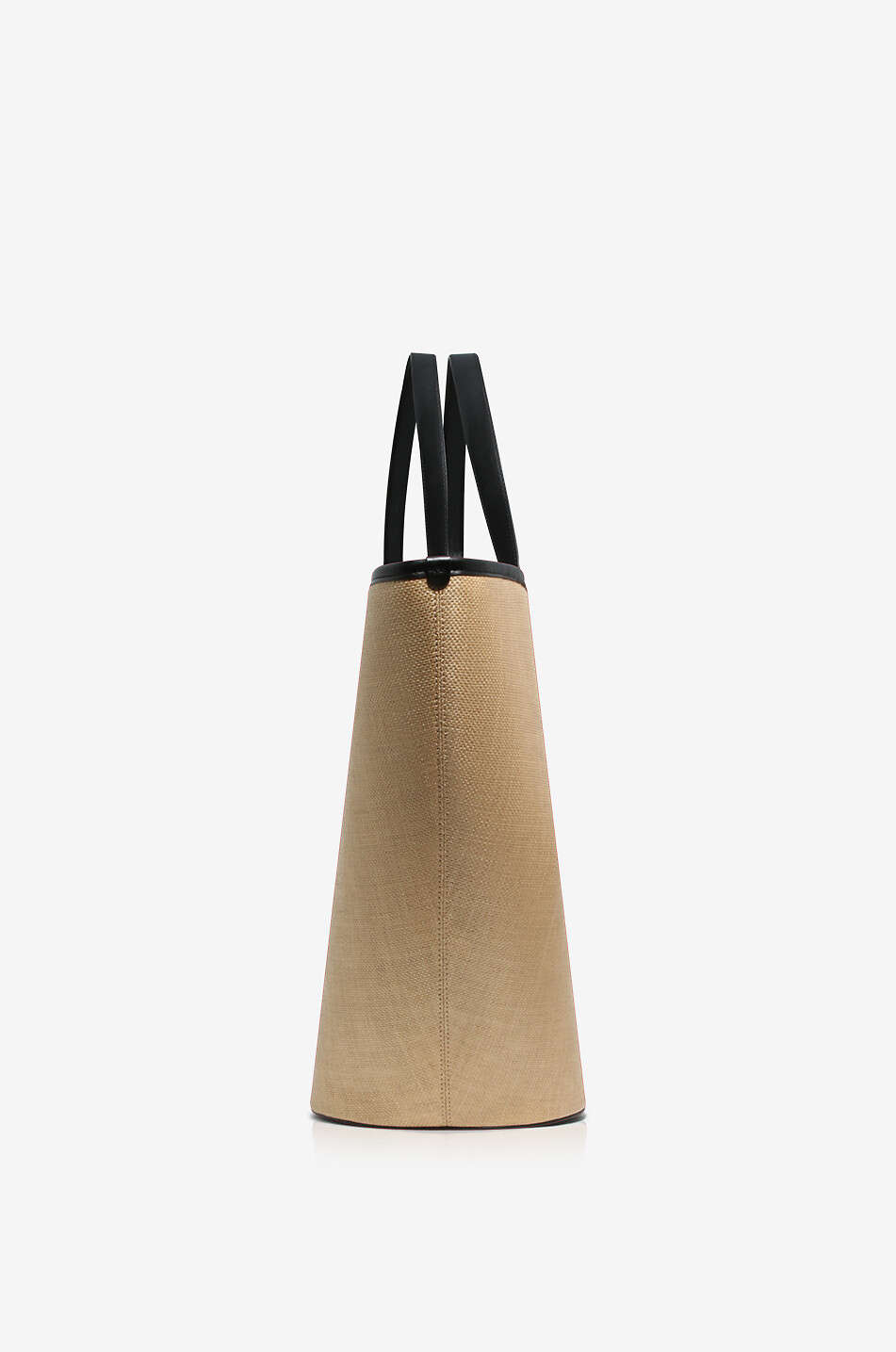 JACQUEMUS Bucket-Tasche aus Stoff und Leder Le Bambola Damen BEIGE 4