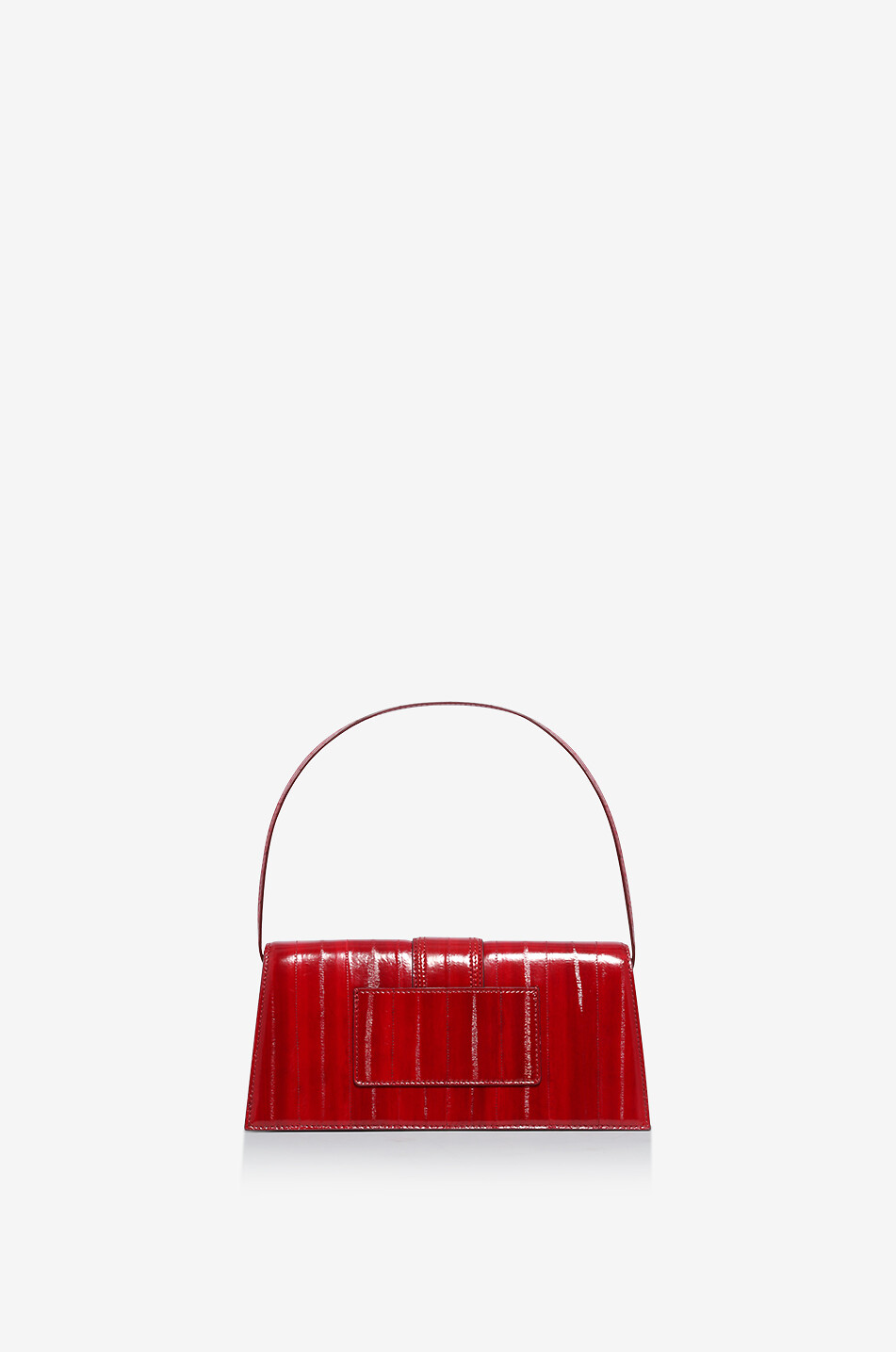 JACQUEMUS Schultertasche aus Myxin Le Bambino Long Damen DUNKELROT 3