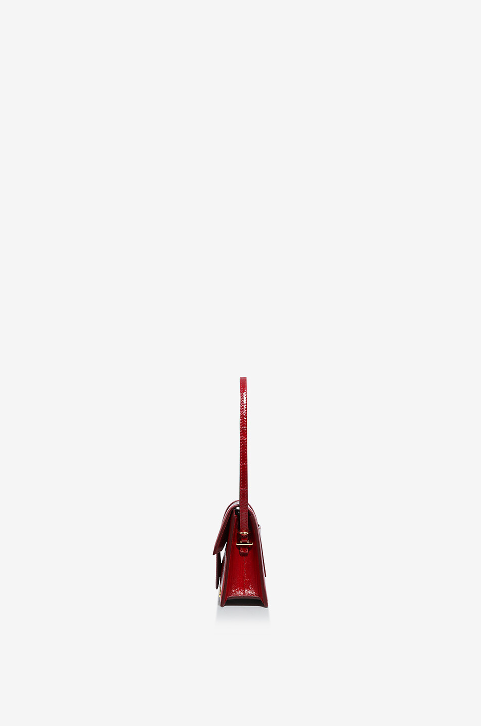 JACQUEMUS Schultertasche aus Myxin Le Bambino Long Damen DUNKELROT 4