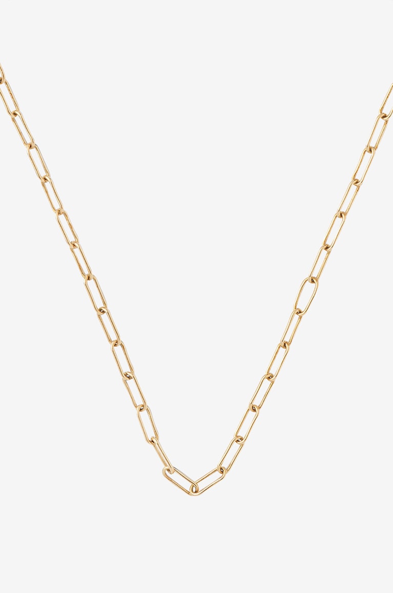 SOPHIE JOANNE Flat Link Heavy yellow gold chain -21 - 45 cm Women GOLDEN 1