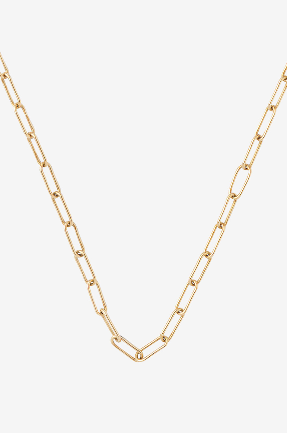 Chaîne en or jaune Flat Link Heavy - 25 - 45 cm