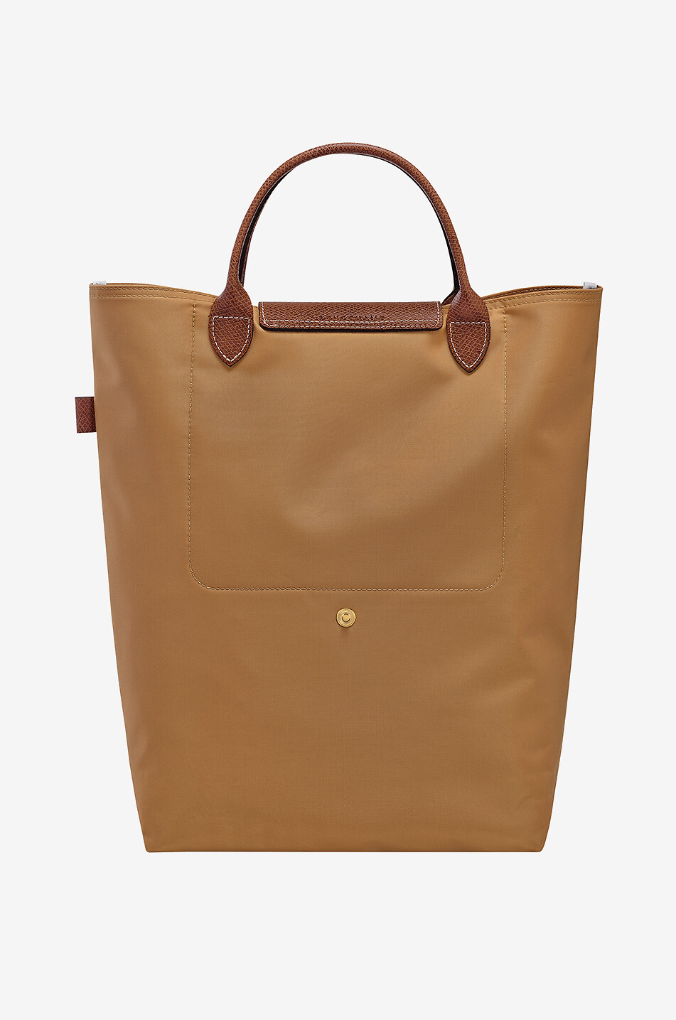 LONGCHAMP Shopper aus Canvas und Leder Le Pliage Original M Damen HELLBRAUN 3