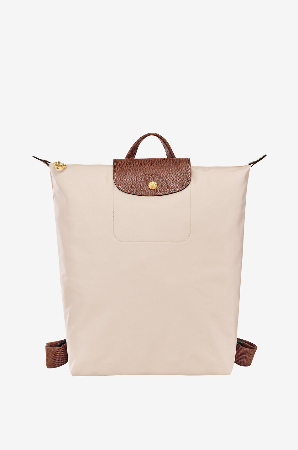 Sac à dos en toile et cuir de Russie Le Pliage Original M