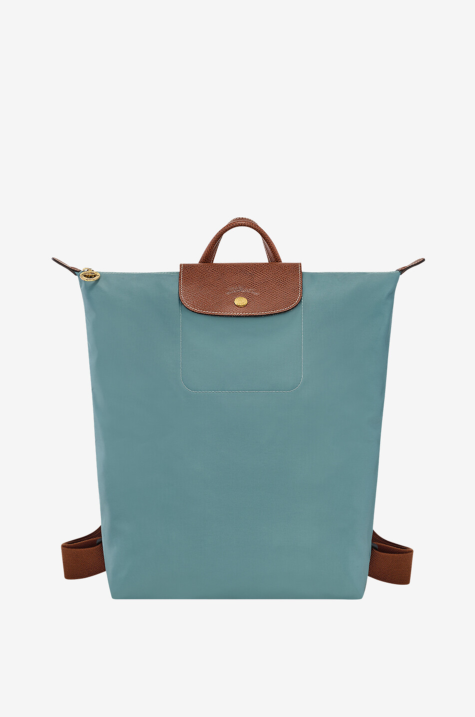LONGCHAMP Rucksack aus Canvas und Leder Le Pliage Original M Damen MITTELBLAU 1