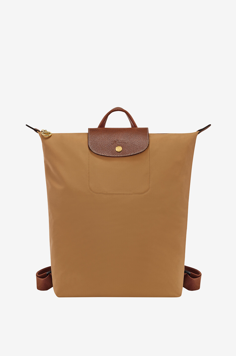 Le Pliage Original M canvas and leather backpack