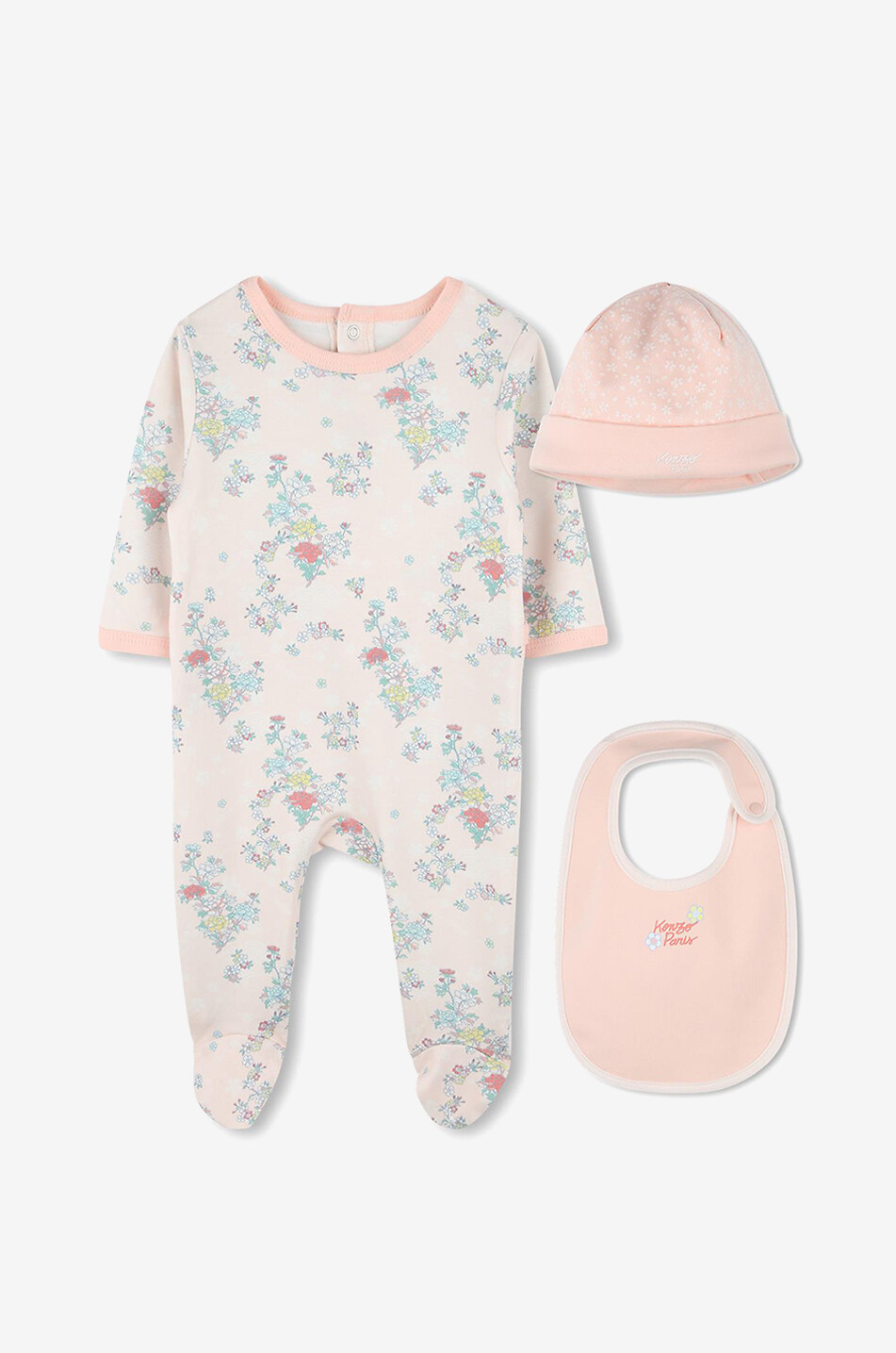 KENZO Coffret bébé 3 pièces Boké Flower Bébé ROSE CLAIR 1