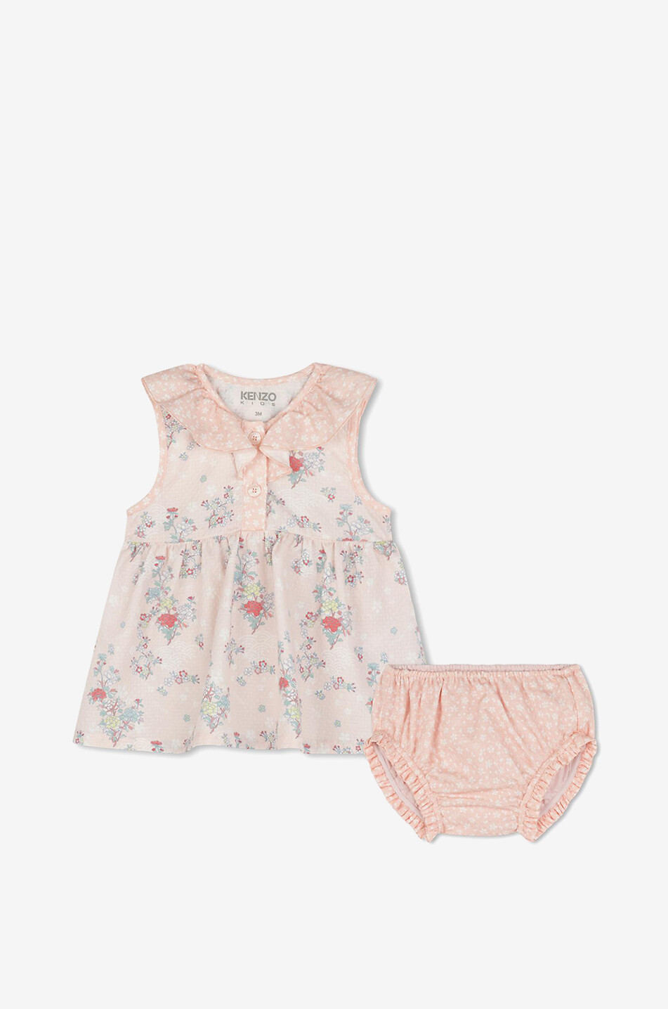 Ärmelloses Babykleid mit Bloomers Boké Flower