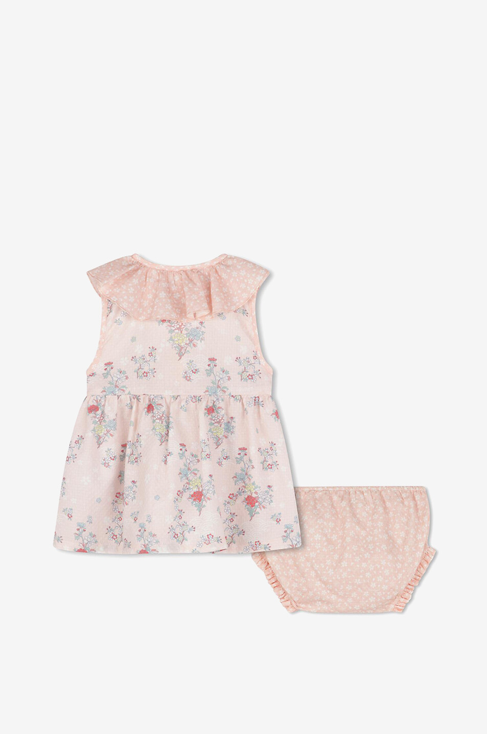 Robe sans manches et bloomer bébé Boké Flower