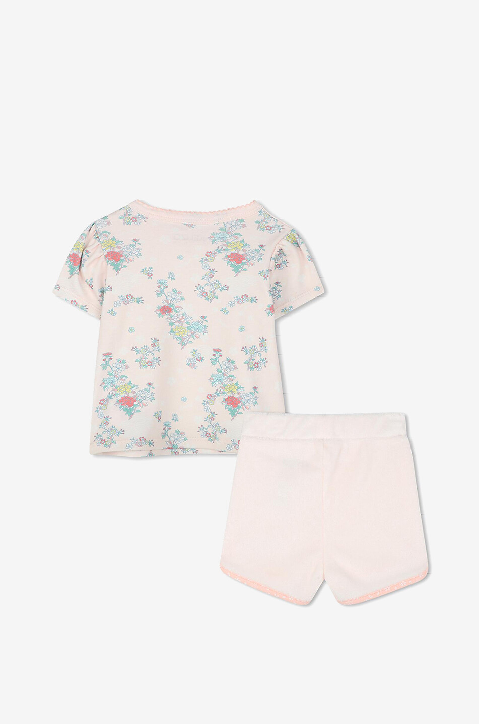 KENZO Boké Flower baby shorts and T-shirt set Baby LIGHT PINK 2