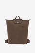 Rucksack aus Canvas und Leder Le Pliage Green M