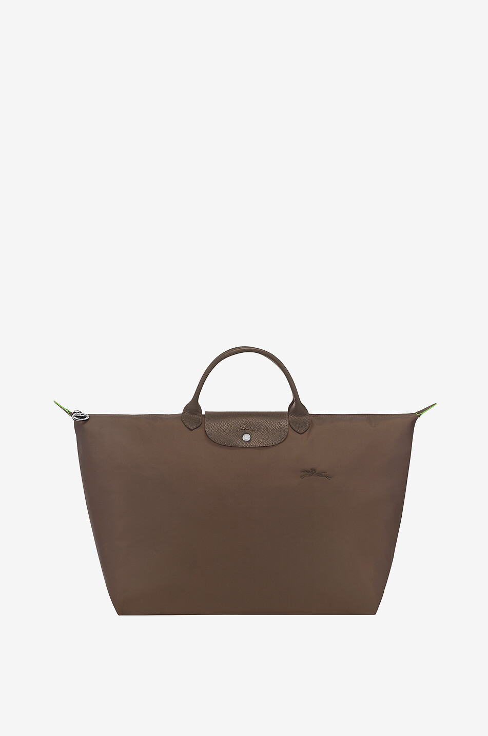 Sac de voyage en toile et cuir de Russie Le Pliage Green S