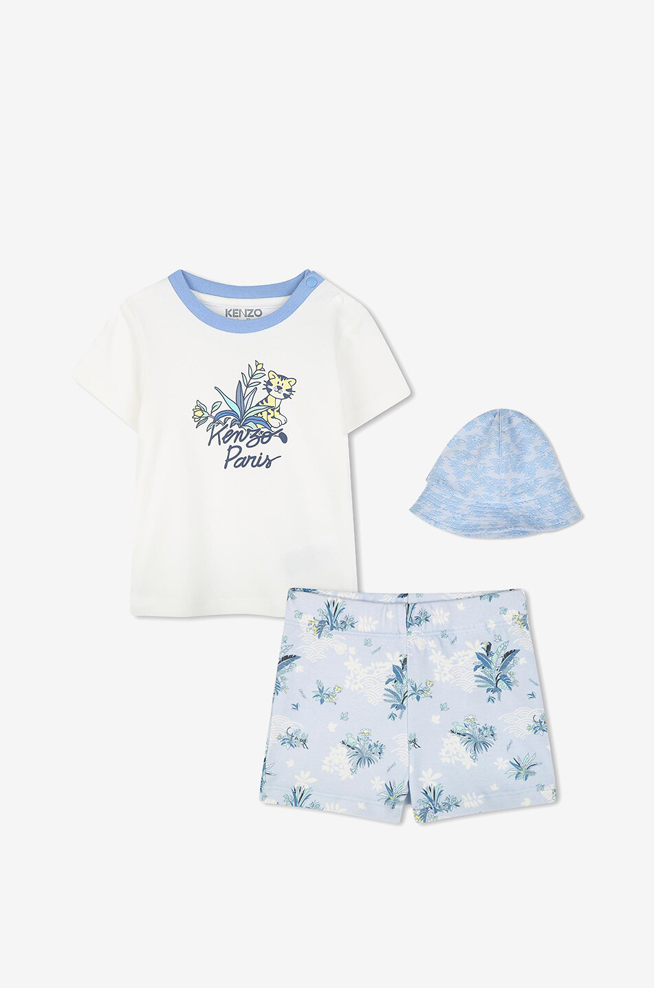 KENZO Baby Jungle Tiger 3-piece baby set Baby BLUE 1