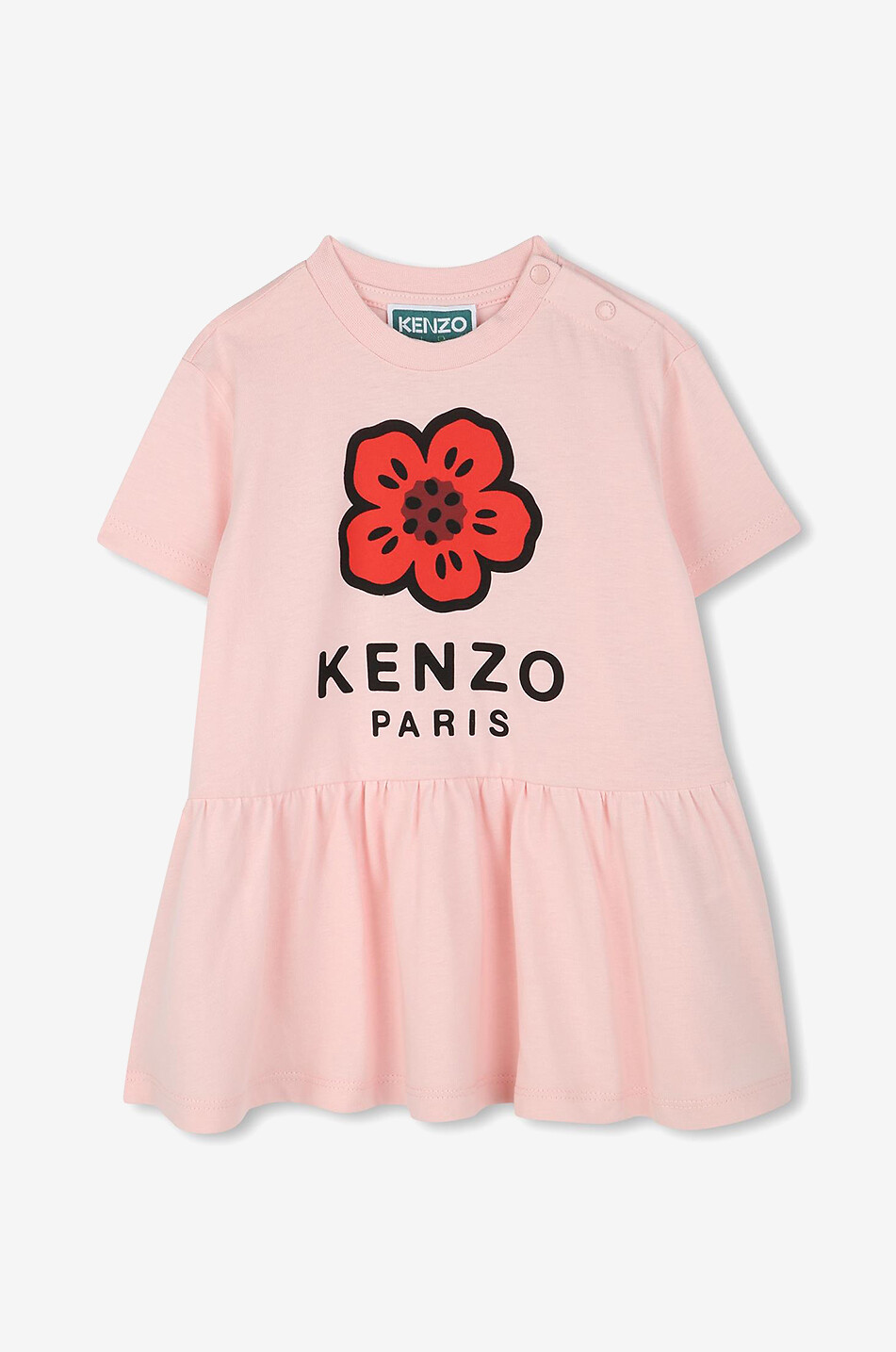 KENZO Robe à manches courtes en jersey bébé Boké Flower Bébé ROSE 1