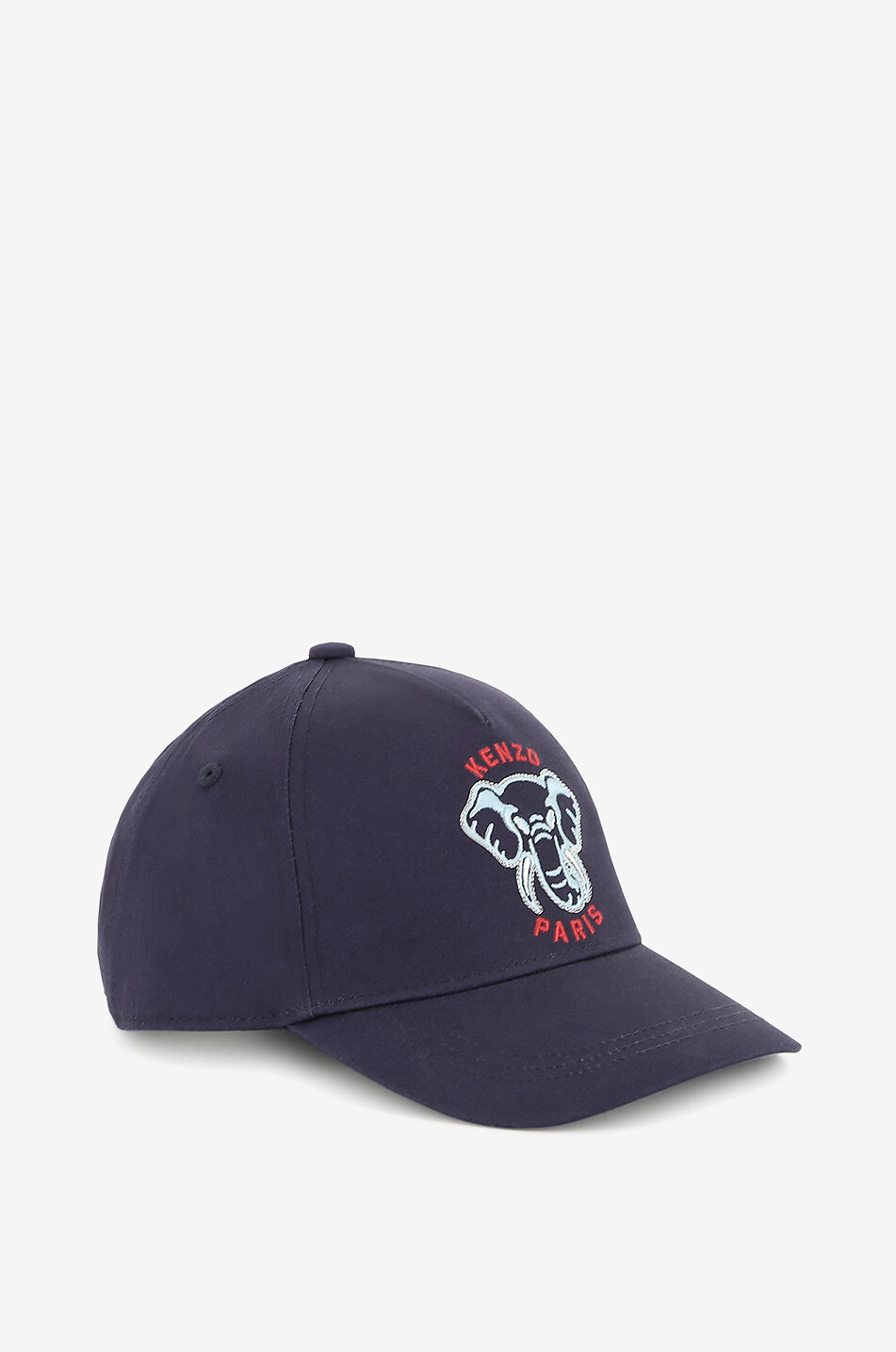 KENZO Casquette en sergé de coton garçon Elephant Garçon BLEU FONCE 1
