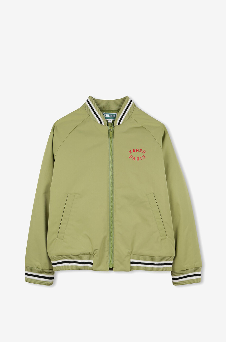 KENZO Jungen-Nylon-Bomberjacke Roaring Tiger Junge KHAKI 1