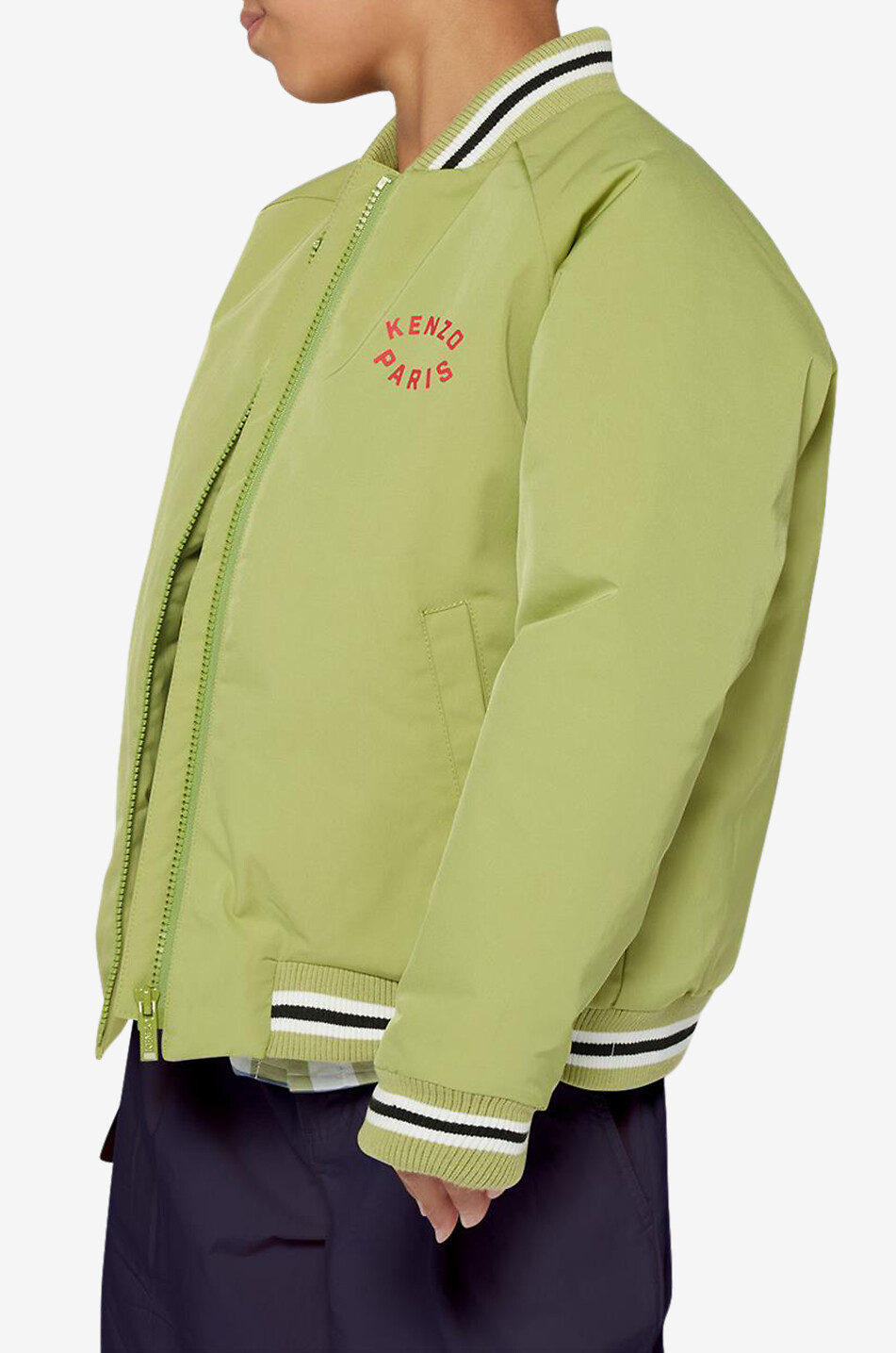 KENZO Jungen-Nylon-Bomberjacke Roaring Tiger Junge KHAKI 3