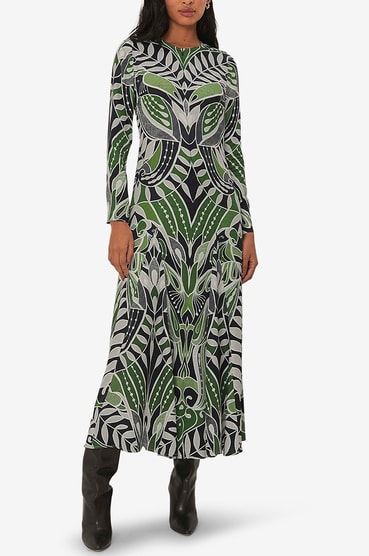 farm rio mystic blue lotus dress FARM Rio Blue Mystical Maxi Dress