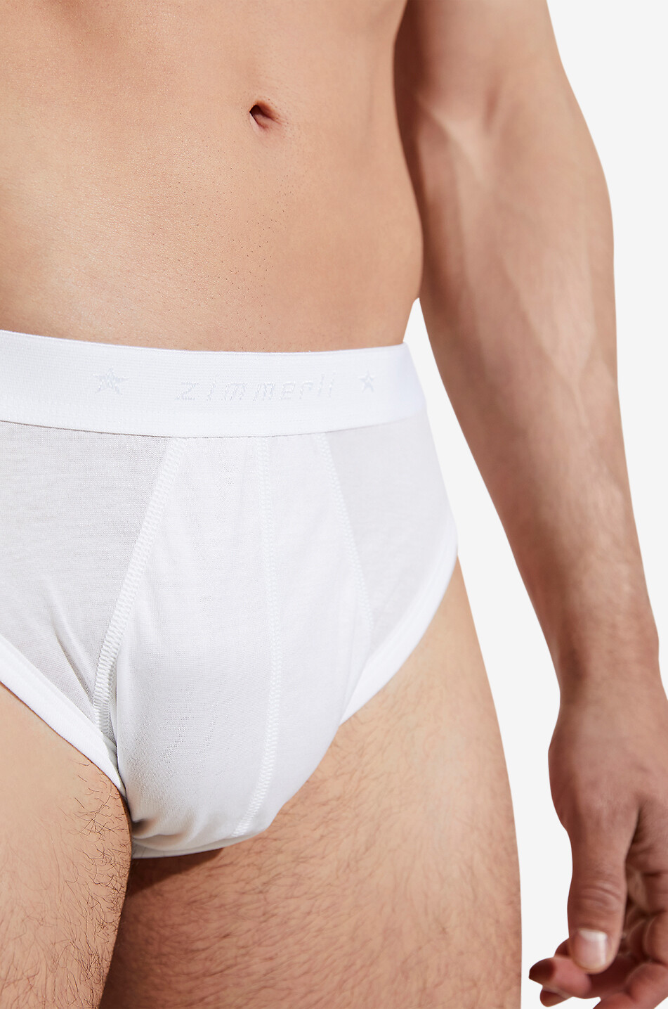 ZIMMERLI Unterhose aus Baumwolle 252 Royal Classic Herren WEISS 4