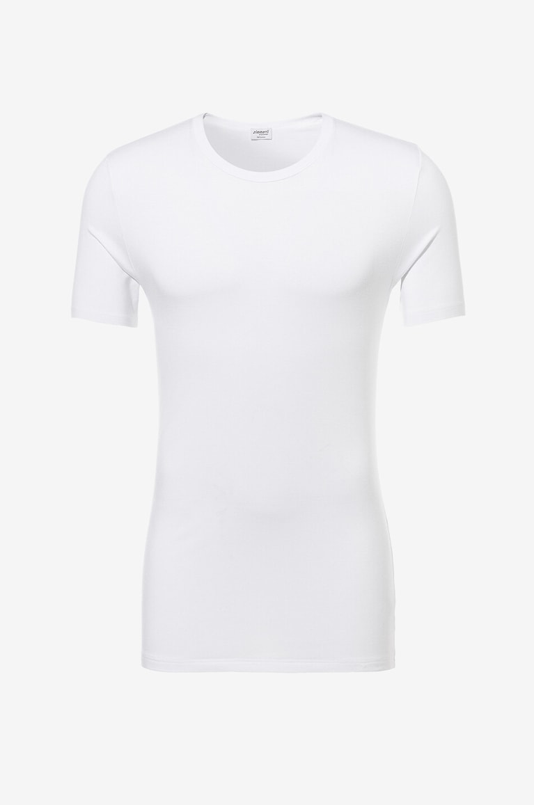 ZIMMERLI T-shirt en modal 700 Pureness Homme BLANC 2