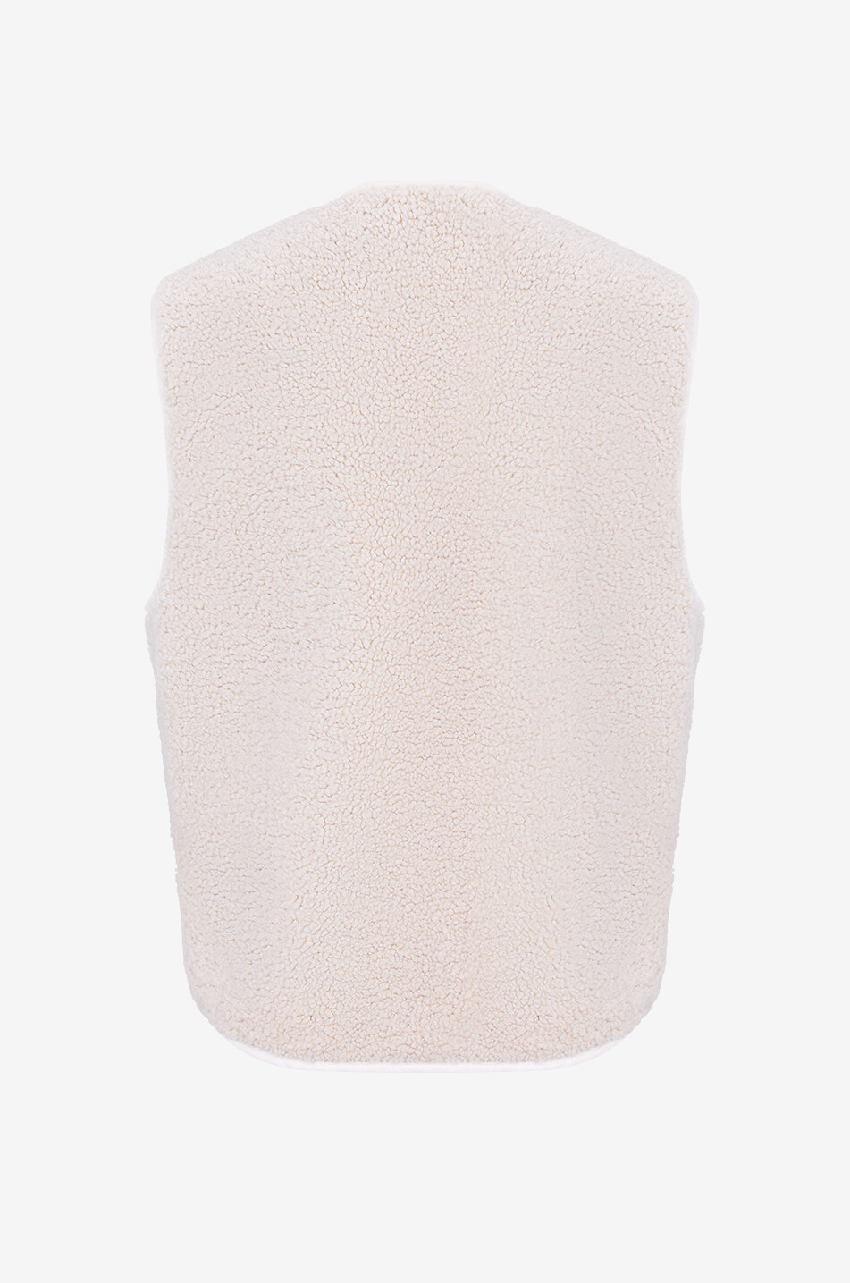 SOEUR Fusill faux fur vest Women Light beige 2