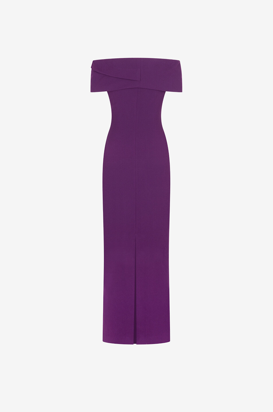 SOLACE LONDON The Eva off-shoulder maxi dress Women DARK PURPLE 2