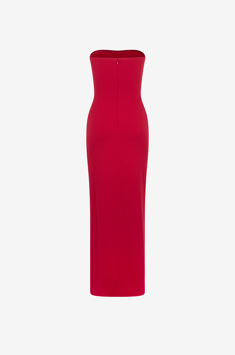 SOLACE LONDON The Bysha strapless maxi dress Women DARK RED 2