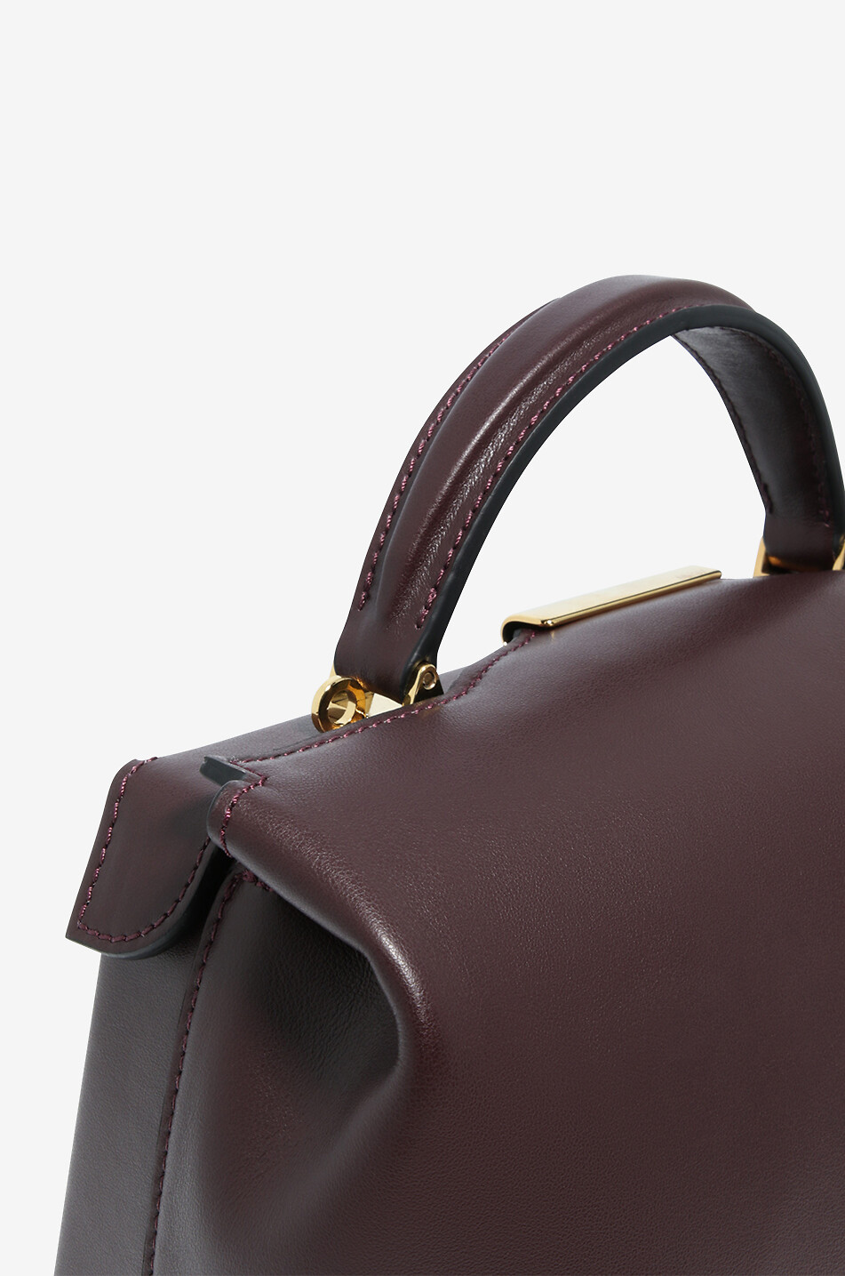 FILODEE Poshy calfskin handbag Women DARK RED 6