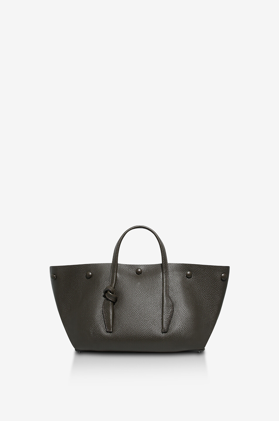 Shopper aus genarbtem Kalbsleder Drop