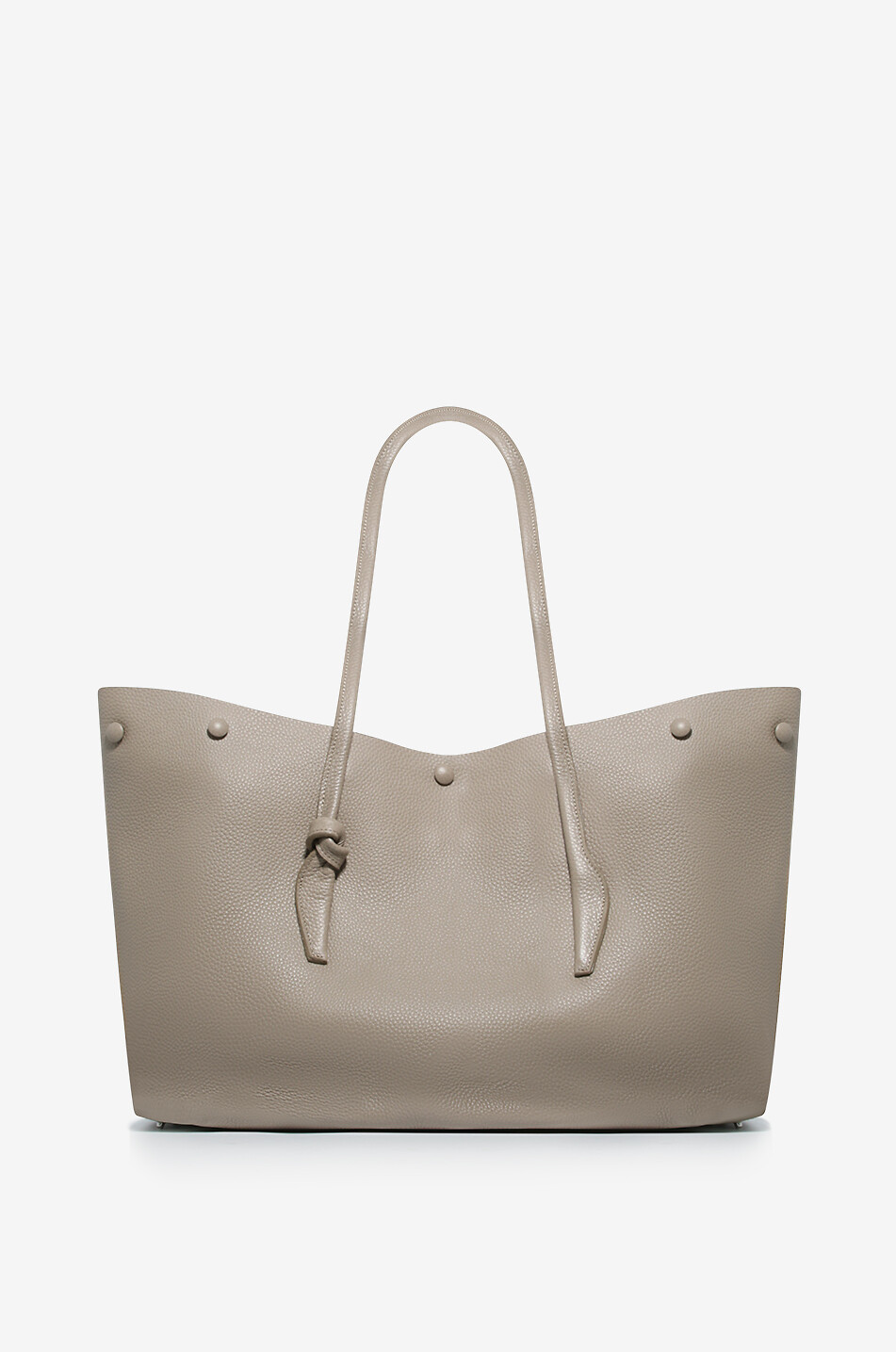 FILODEE Shopper aus genarbtem Kalbsleder Drop Large Damen HELLBRAUN 3