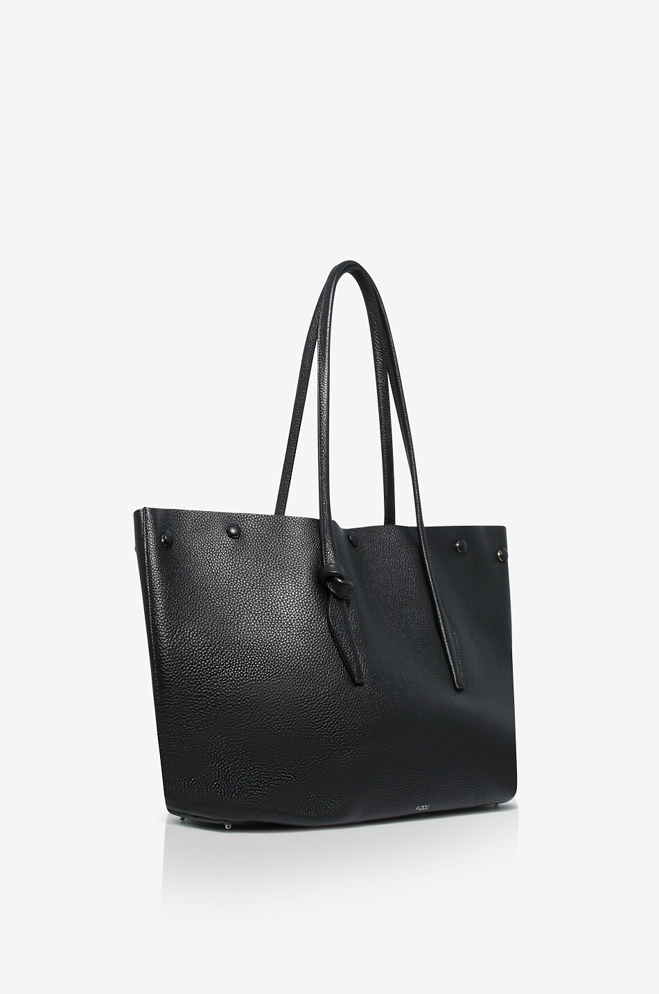 Shopper aus genarbtem Kalbsleder Drop Large