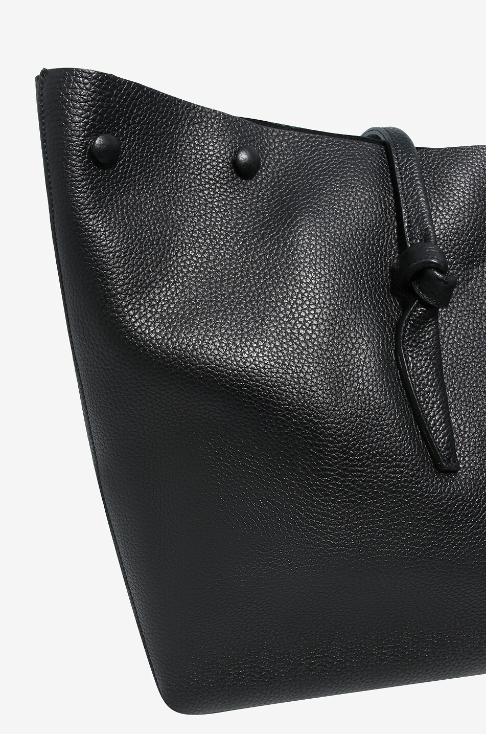 Shopper aus genarbtem Kalbsleder Drop Large