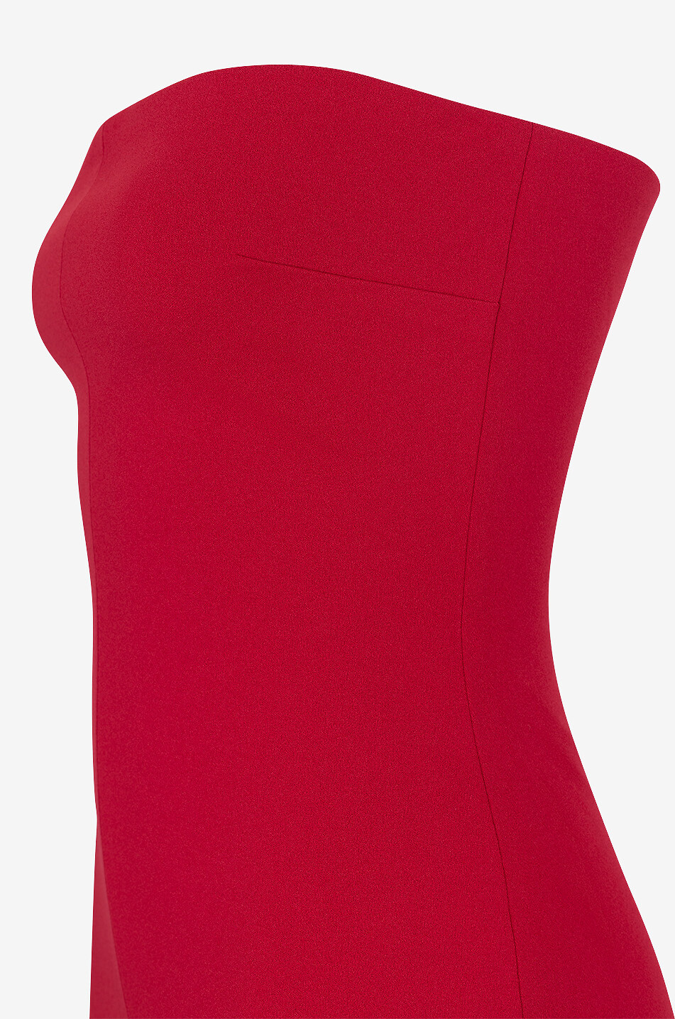 SOLACE LONDON The Bysha strapless maxi dress Women DARK RED 3