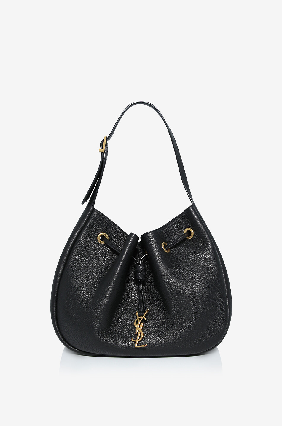 Sac hobo en cuir de cerf grainé Paris VII Small