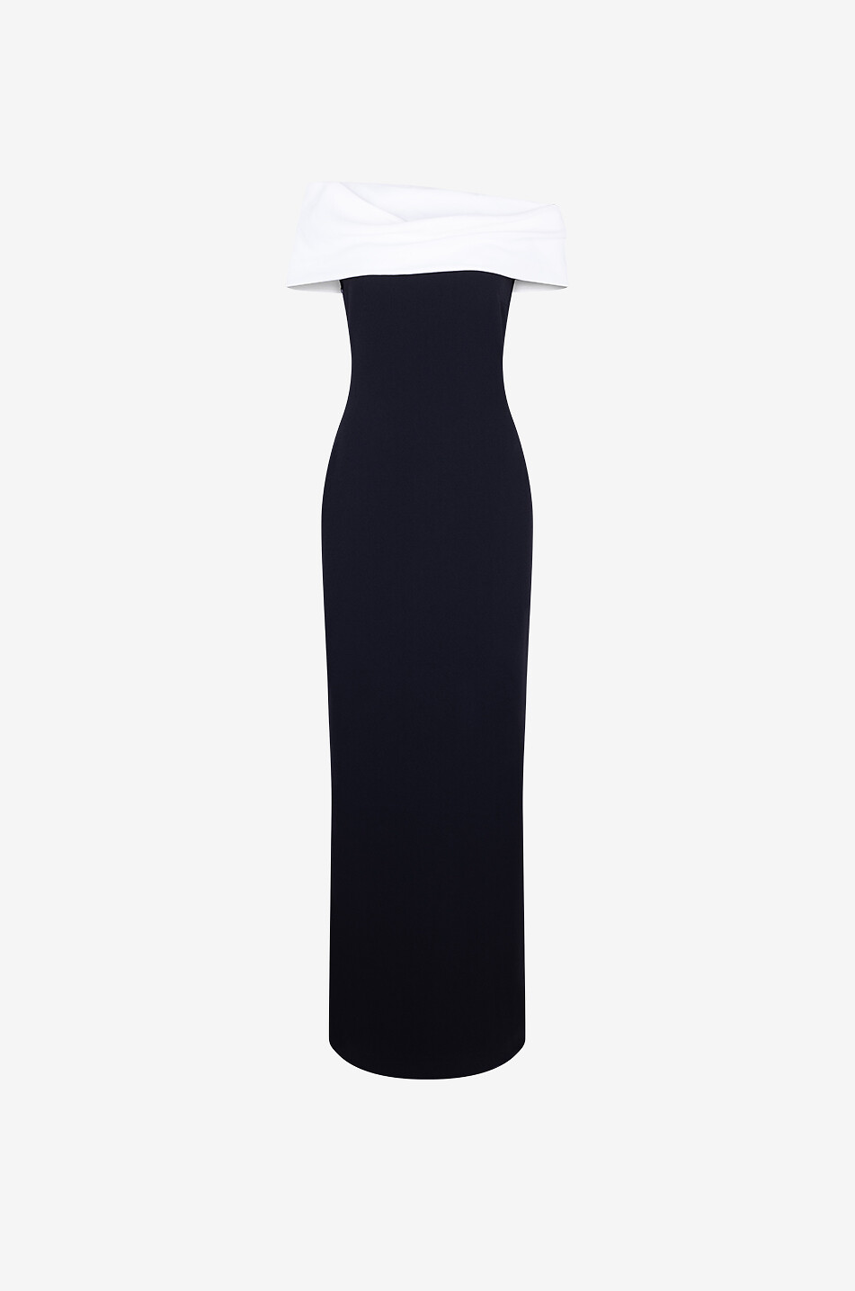 SOLACE LONDON Robe maxi à épaules dénudées The Eva Femme NOIR 1