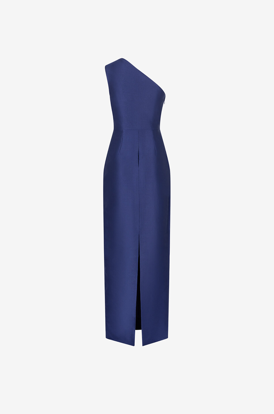 SOLACE LONDON Drapiertes Maxikleid mit asymmetrischem Ausschnitt The Kira Damen DUNKELBLAU 2
