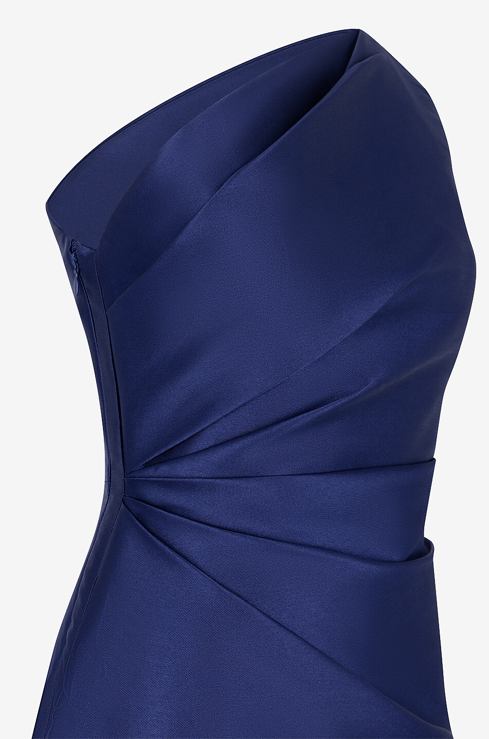 SOLACE LONDON Drapiertes Maxikleid mit asymmetrischem Ausschnitt The Kira Damen DUNKELBLAU 3